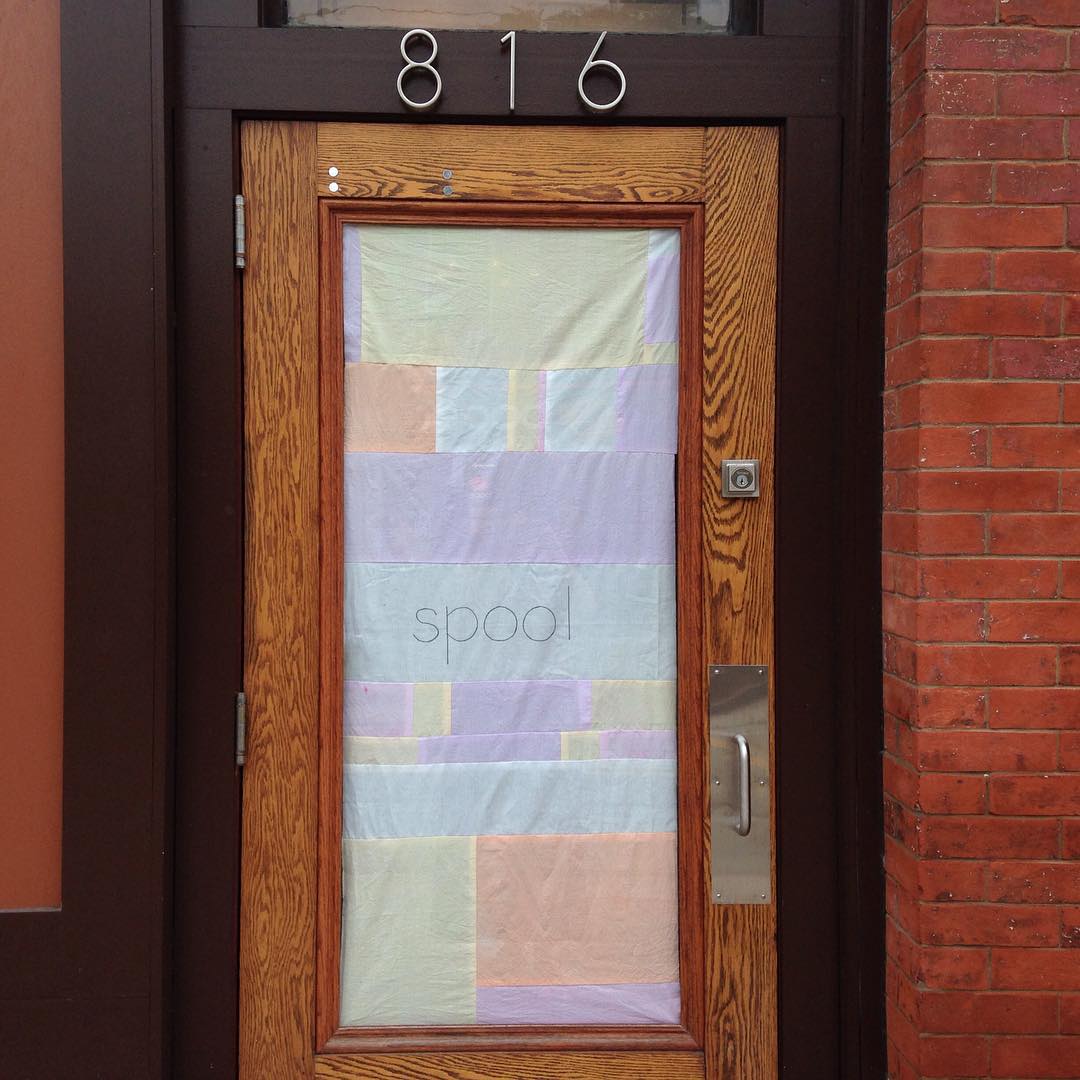 A little improv patchwork for our front door while wehellip
