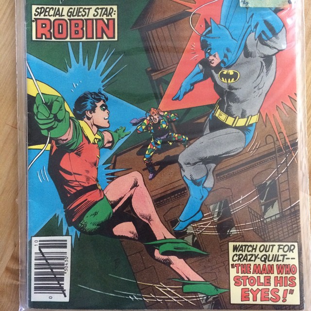 Oh hey look...Batman and Robin taking on villain, Crazy-Quilt. This…