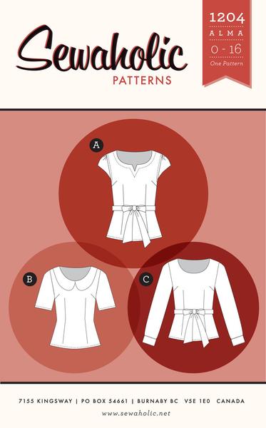 Sewaholic Alma Blouse Pattern