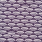 Koi Canvas Smile and Wave Plum