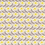 Grey Abbey Swaying Floral Mustard